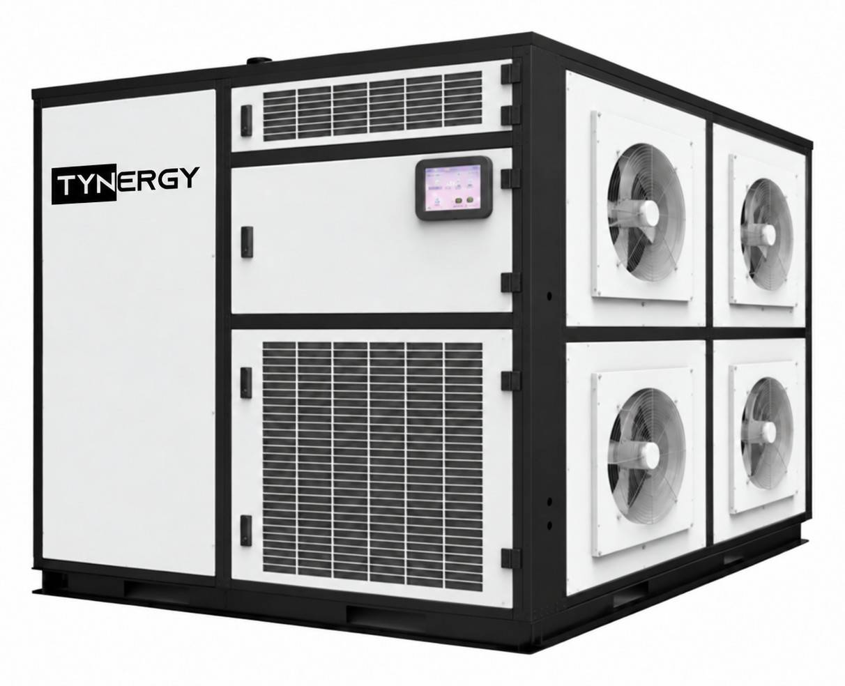 The EW-3 atmospheric water generator with the Tynergy logo